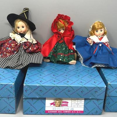 Madame Alexander 3 Dolls