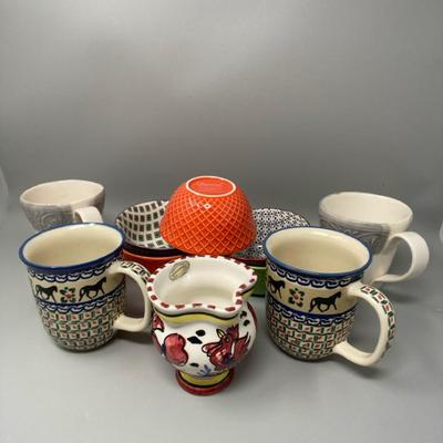 Colorful Ceramics And Stoneware 