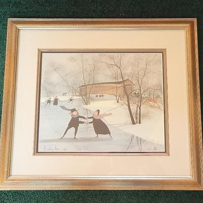 P. Buckley Moss Print - Cedar Creek (MBR)