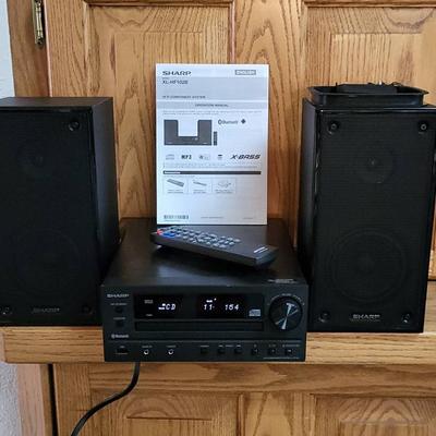 Sharp XL-HF102B Stereo System (LR)