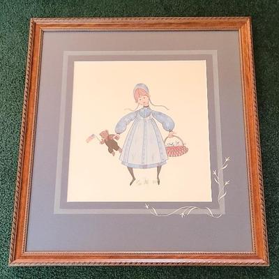 P. Buckley Moss Print - Kristin (MBR)