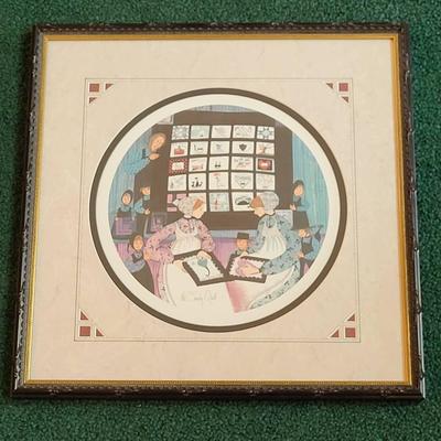 P. Buckley Moss Print - The Society Quilt (MBR)