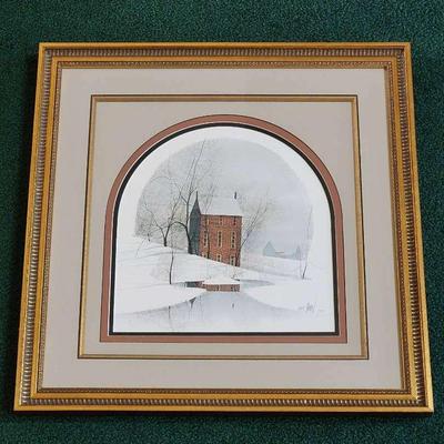 P. Buckley Moss Print - Bainbridge Farm (MBR)