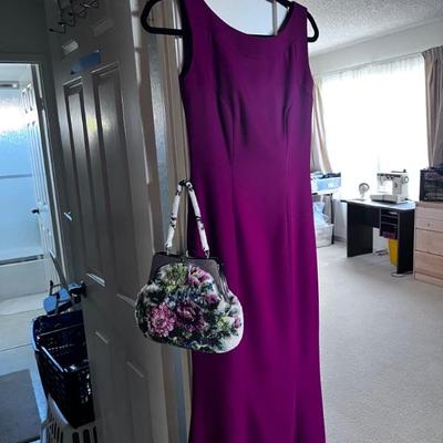 VINTAGE DRESS AND HANDBAG