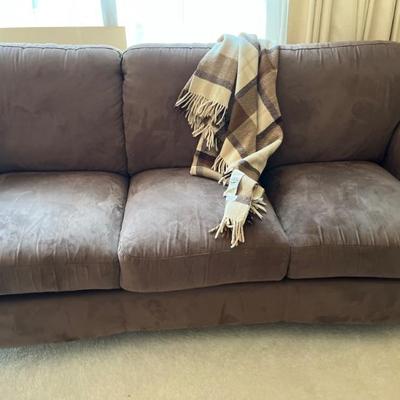 FAUX LEATHER COUCH