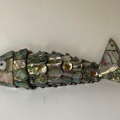 Articulated Abalone Fish Bottle Opener 6”L