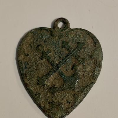 Naval Heart Pendant Circa 17th-18thC A.D.
