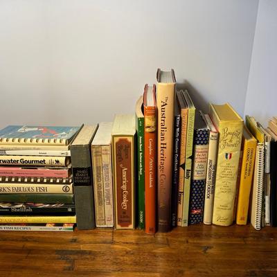 James Beard, Julia Child, Fish & Seafood and Around The World Cookbooks 