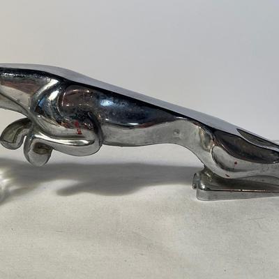 Leaper Jaguar Chrome Hood Ornament 7.5”L