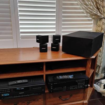 Bose Surround Sound Speakers with Magnavox 5-Disc Changer and Stereo Components