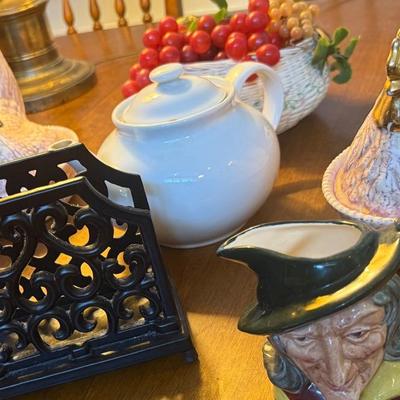 Eclectic Vintage Ceramic & Decor Lot – Birds, Mini Pitchers, Teapot & More