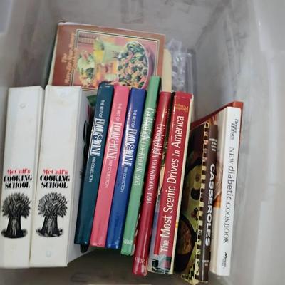 Large Lot of Vintage Cookbooks & Travel Book