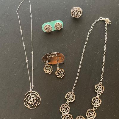 Flowers in Silver