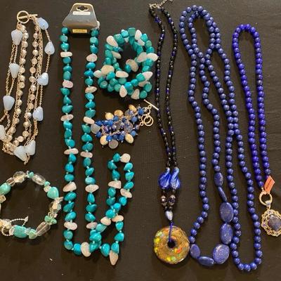 Blue Shaded Jewelry 