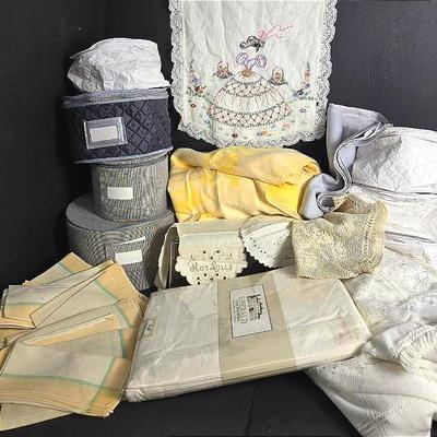 Fine Table Linens & Protective China Storage 