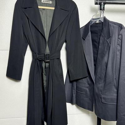 Jil Sander Trench Coat and Cerruti 1881 Blazer - Size M 