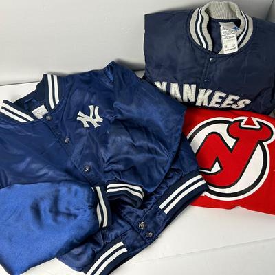 New York Yankees Youth Jackets Size Youth 5/6 & 8, Plus Koho New Jersey Devils Sweater Youth S/M  