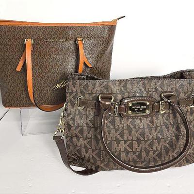 Michael Kors Hamilton Handbag And Signature Tote