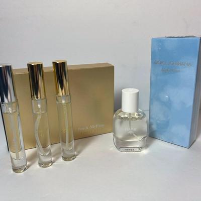 Women's Perfumes: Sealed Dolce & Gabbana Light Blue 3.3oz, Trish McEvoy Pen Set, Zara Femme