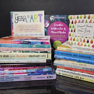 Art Technique / Art Inspiration Books - 21 Books Total 