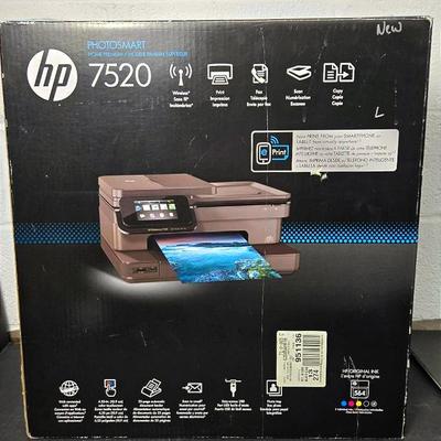 HP Photosmart 7520 Home Premium Printer - New In Open Box