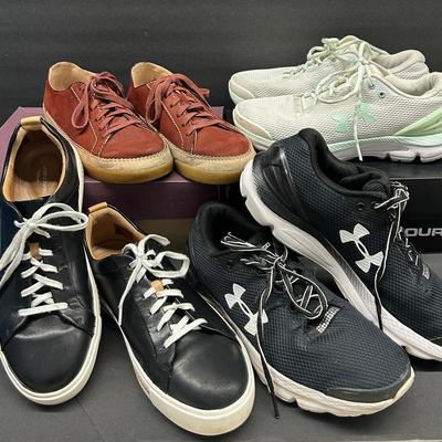 Women’s Sneakers - Under Armor & Clarks (size 8.5-9)