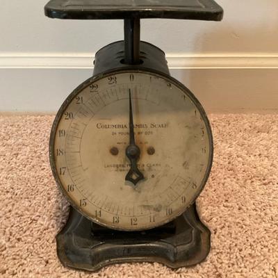 Antique Columbia Family Scale By Landers , Frary & Clark