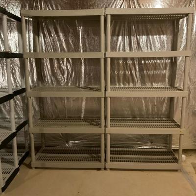 Two Matching Shelving Units