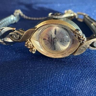 Jules Jorgensen 14kt White Gold Vintage Watch 