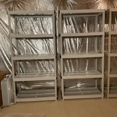 Two Matching Shelving Units