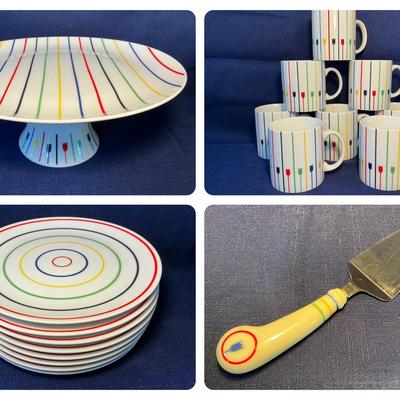 Georges Briard “Palette” Cake & Coffee