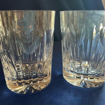 2 Waterford Millenium Love Collection Rocks Glasses 