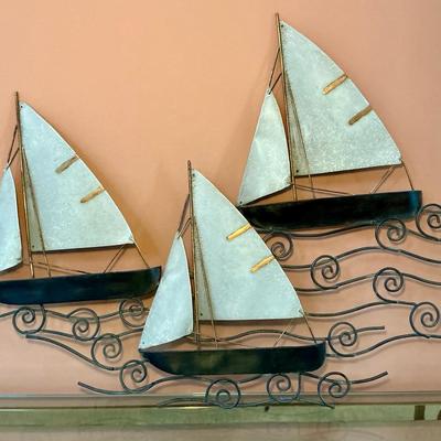 Uttermost Wall Hanging Metal Sailboats 