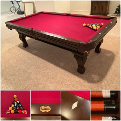 Liberty High End 8’ Billiards Table With Accessories