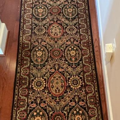 Black Oriental Runner Rug