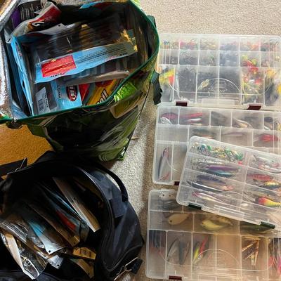 Huge Fishing Bait & Lure Mystery Lot 