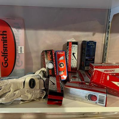 Golf Balls & Like New Golf Gloves 