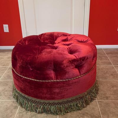 Red Ottoman 