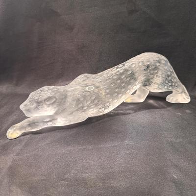 Lalique “Zanzibar” Panther Sculpture