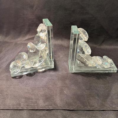 Crystal Bookends