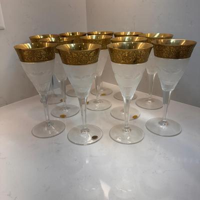 Moser Crystal Wine Glass Set Of 12