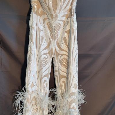 Jovani Embellished Jumpsuit Size 6