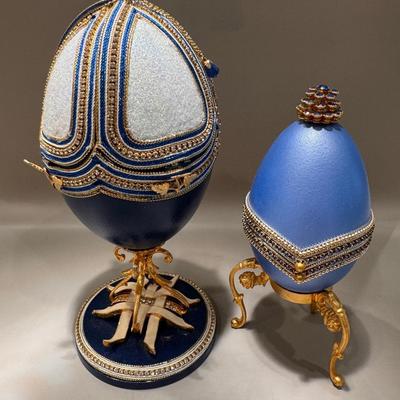 Decorative Jeweled Eggs
