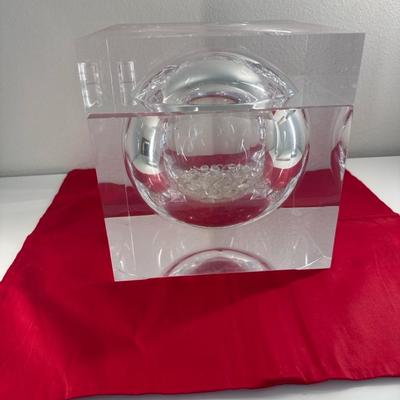 lucite Art Block