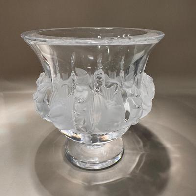 Lalique Crystal Vase