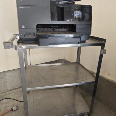 HP OfficeJet Pro 8610 & Rolling Cart