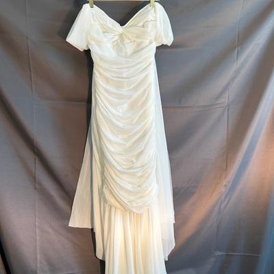 Norma Kamali White Formal Gown