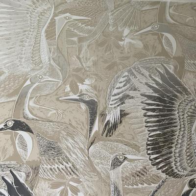 Vintage “I Wish To Fly” Wall Paper