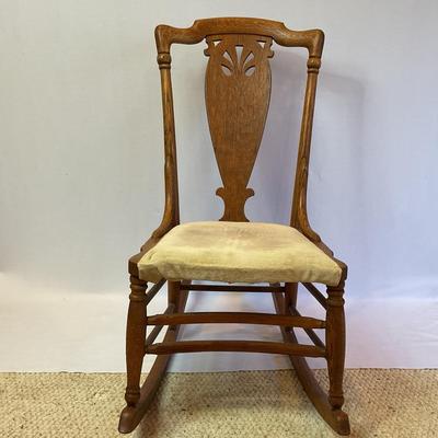 Vintage Maple Rocking Chair