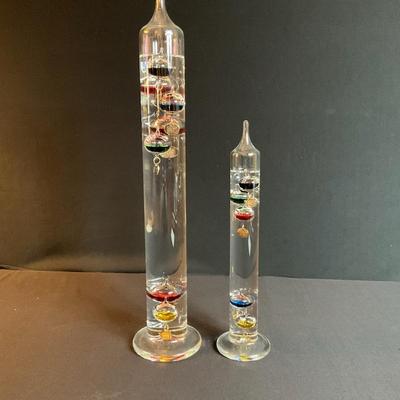 Two Galileo Thermometers